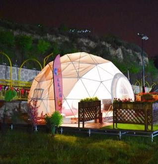 灵山河南球形帐篷-室外浪漫乐园
